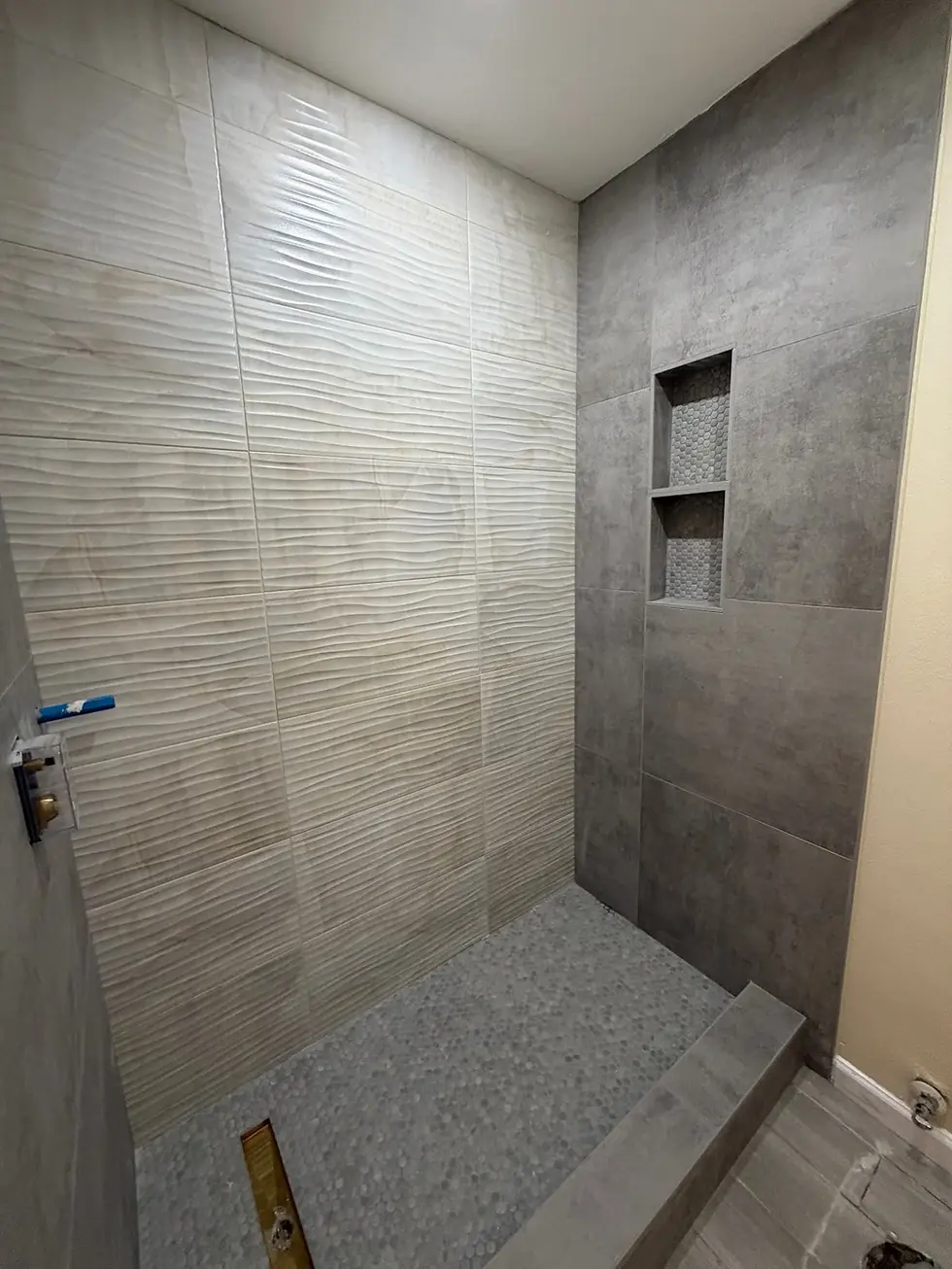 Completed bathroom remodel in Buda, TX