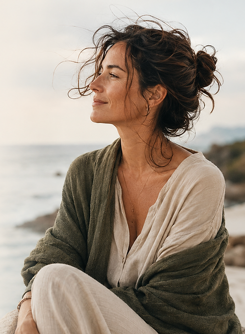 Femme et océan