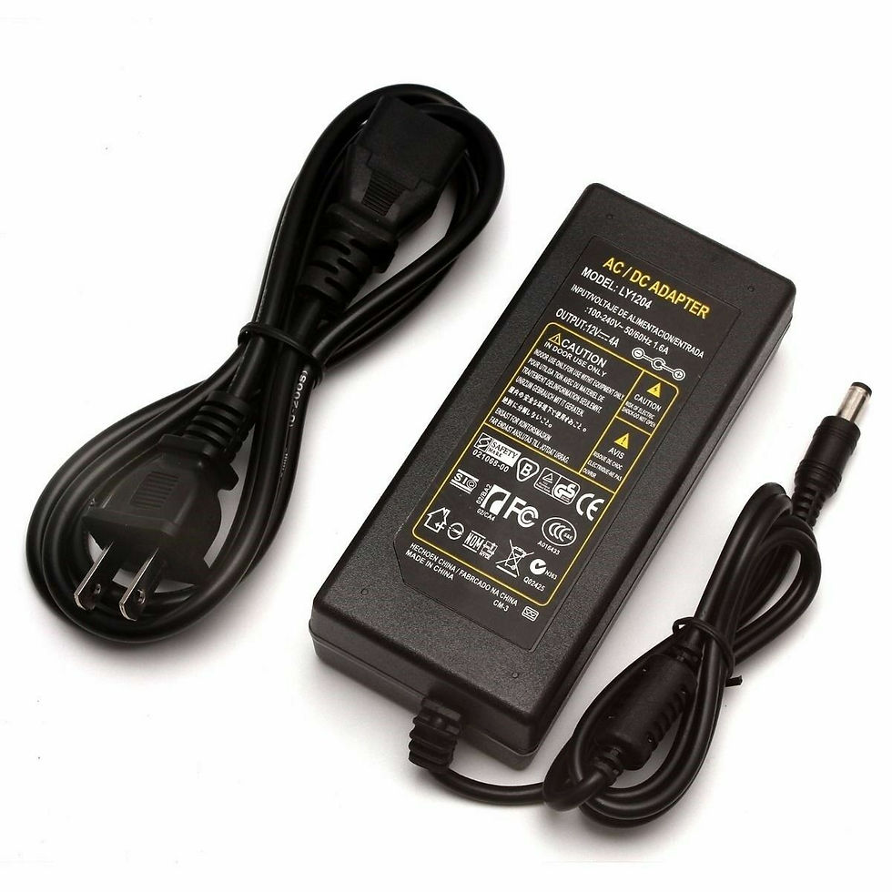 Thumbnail: 12V 1A 2A 3A 5A 6A 8A 10A Power Supply AC to DC Adapter 5050 LED STRIP LIGHT USA