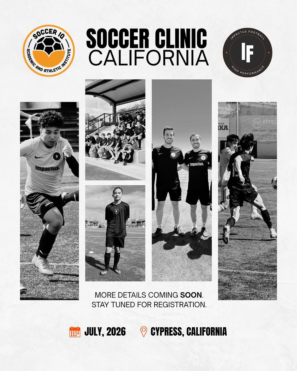 Impactus Football Soccer Clinic - Cypress