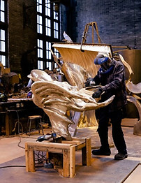 Richard working on Book Bird.jpg