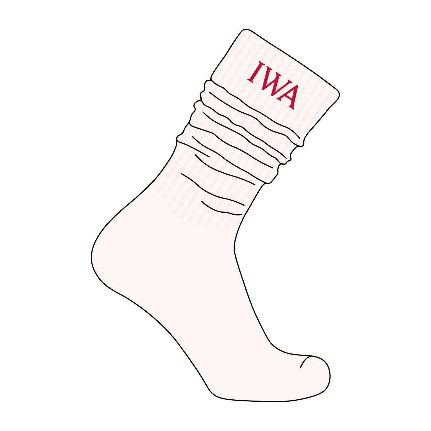 IWA Cotton Slouch Crew Socks