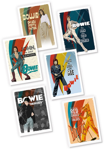 David Bowie Official Greetings Card and Postcard Sets
