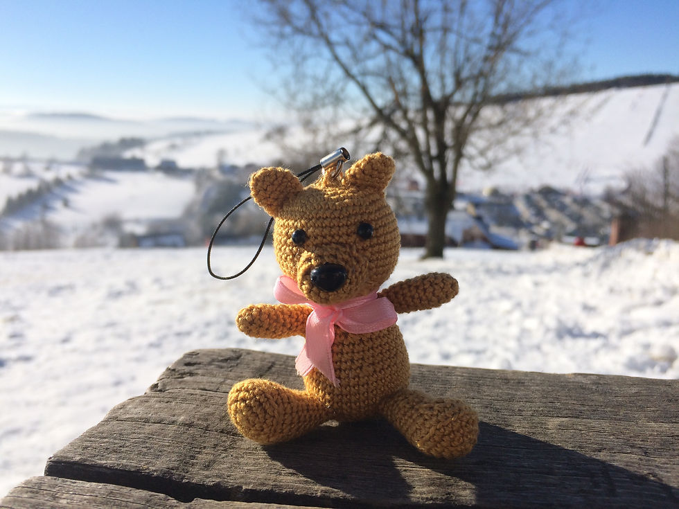 Miniatura: Miś na szydełku /Crochet bear
