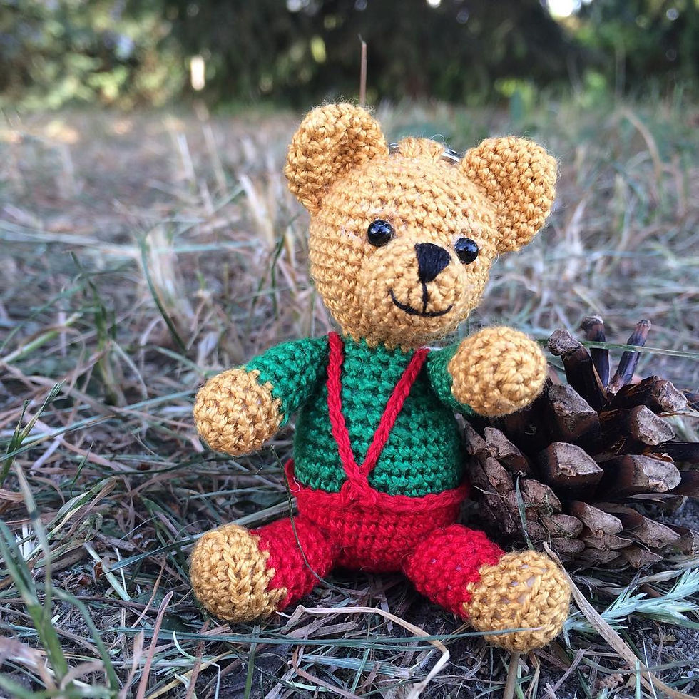 Miniatura: Miś na szydełku /Crochet bear