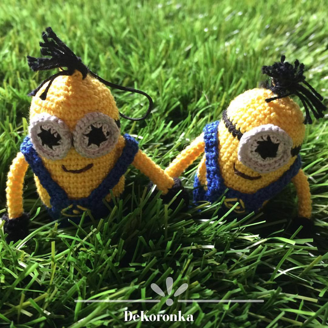 Minionek na szydełku /crochet minion