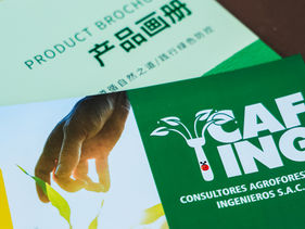 Pherobio insect pheromone product brochure and green prevention materials displayed at BioEx 2026; featuring sustainable Integrated Pest Management (IPM) technologies.