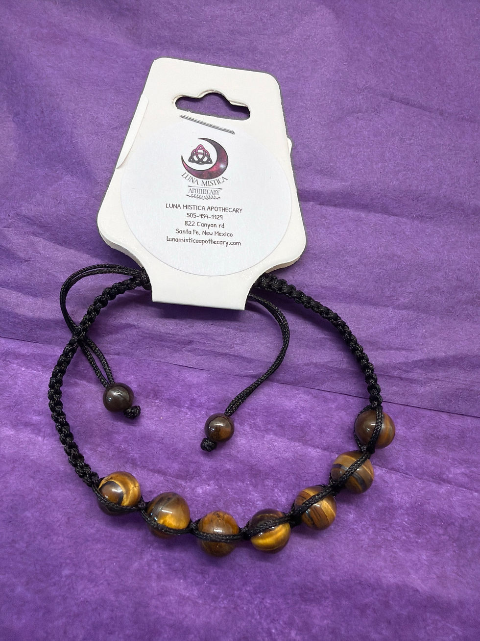 Thumbnail: Yellow/ Brown Tiger Eye Bracelet 