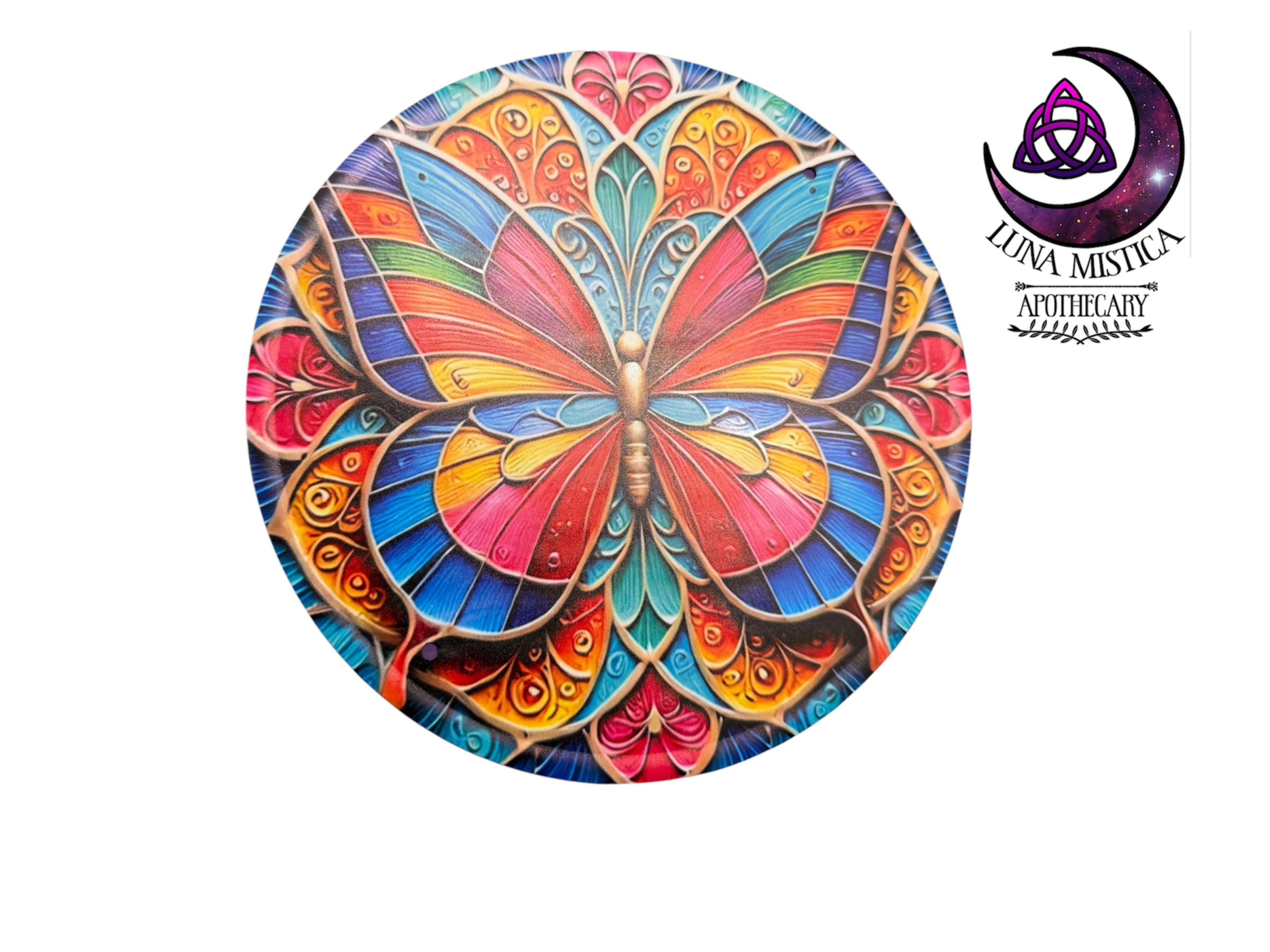 Aluminum Colorful Butterfly Sign 