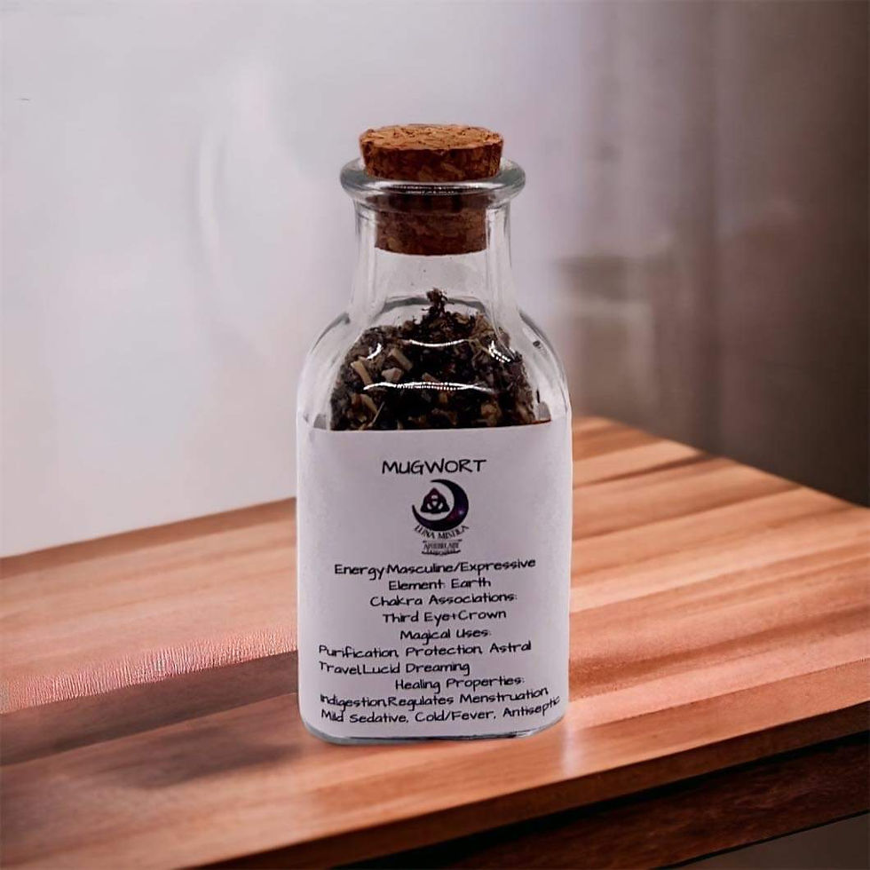 Mugwort Loose Herb Jar