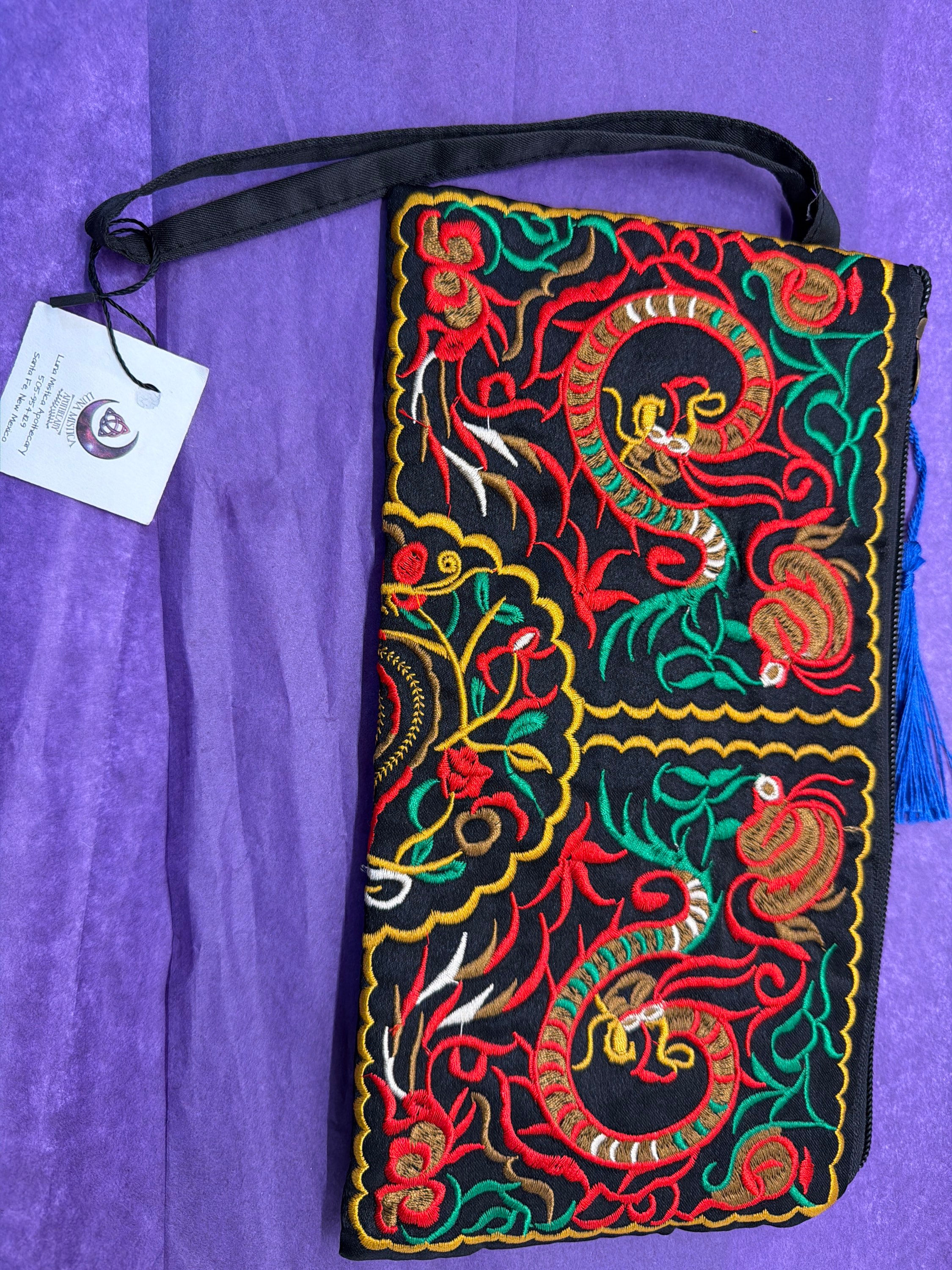 Embroidery Dragons Clutch