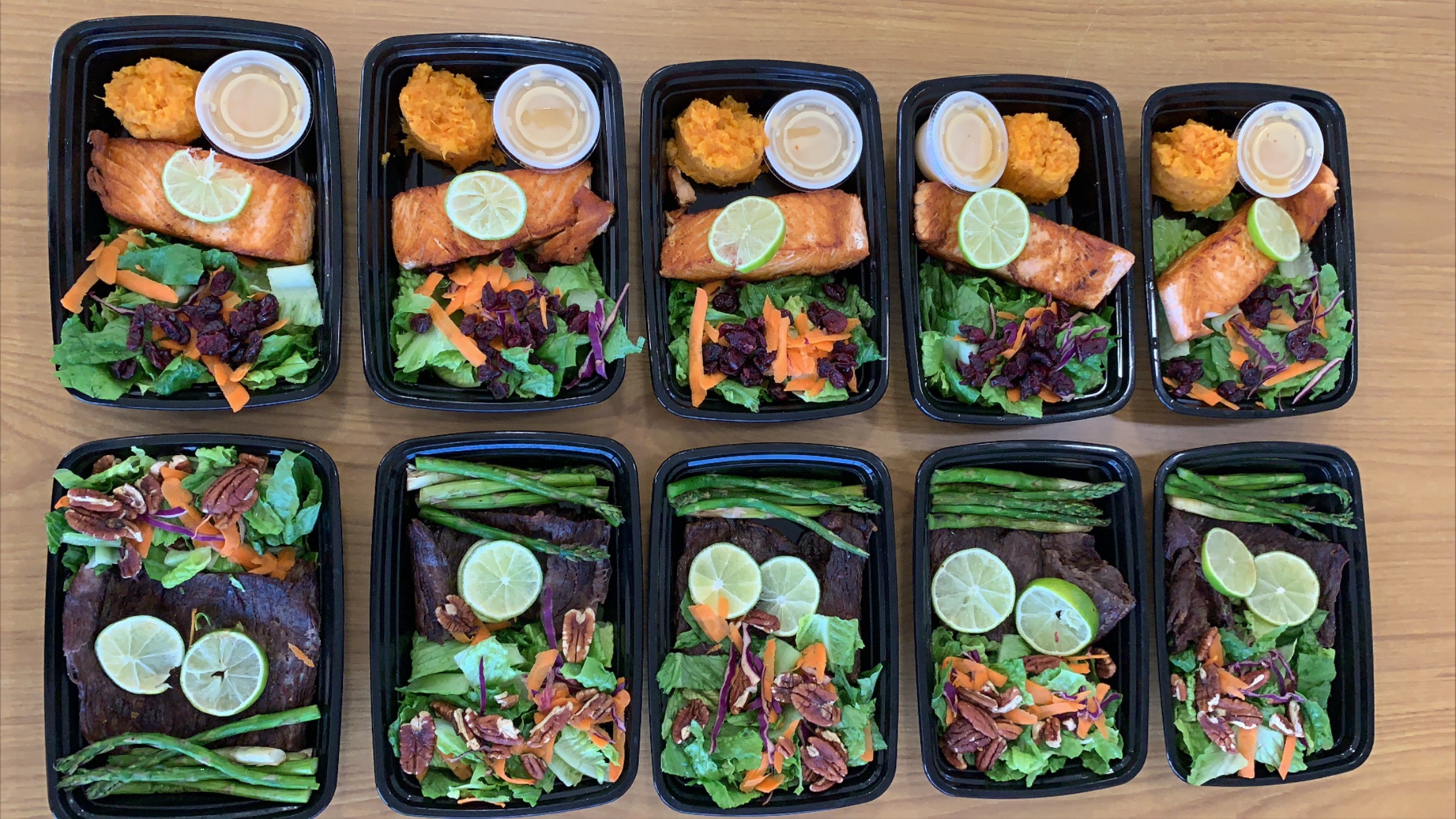 Arranged Food and Objects