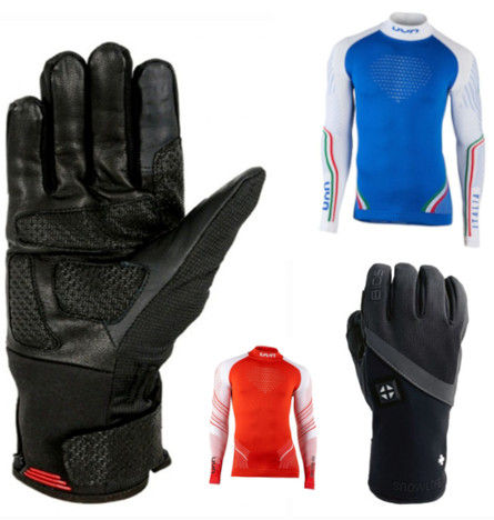 Gants & Sous-gants Bios By snowlife swiss engineering et sous-couches UYN , faites en Europe.