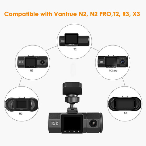 VANTRUE N2P N2 T2 ドライブレコーダー専用マウント GPS機能内蔵
