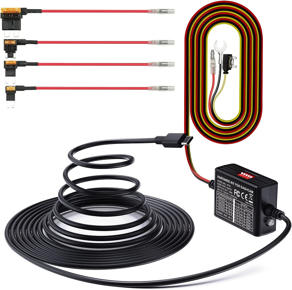 Hardwired Switch Module Kit Vantrue 3-Lead ACC Hardwire Kit for N4, E1, E2, E3, S2, N2S, X4S | Vantrue