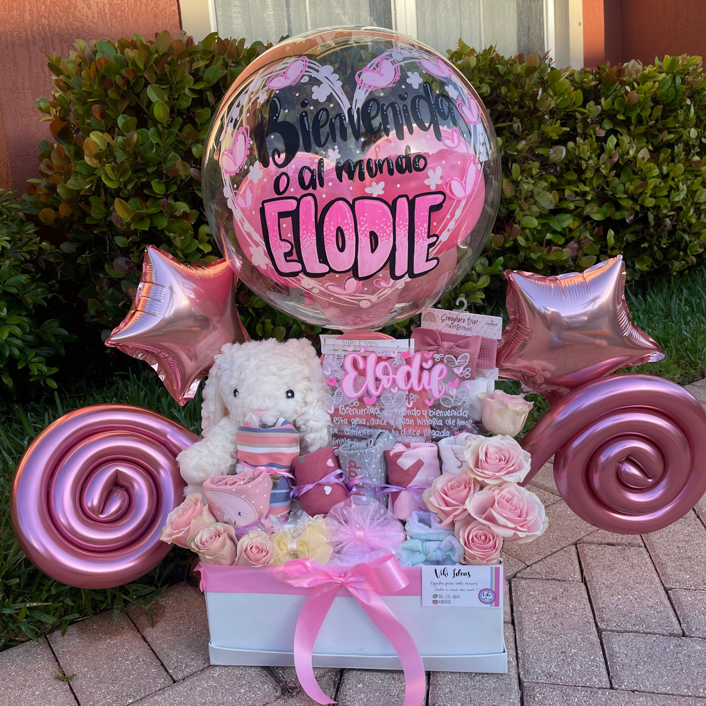 Sweet welcoming gift basket