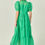 Miniatura: Grided Organza Tiered Maxi Dress