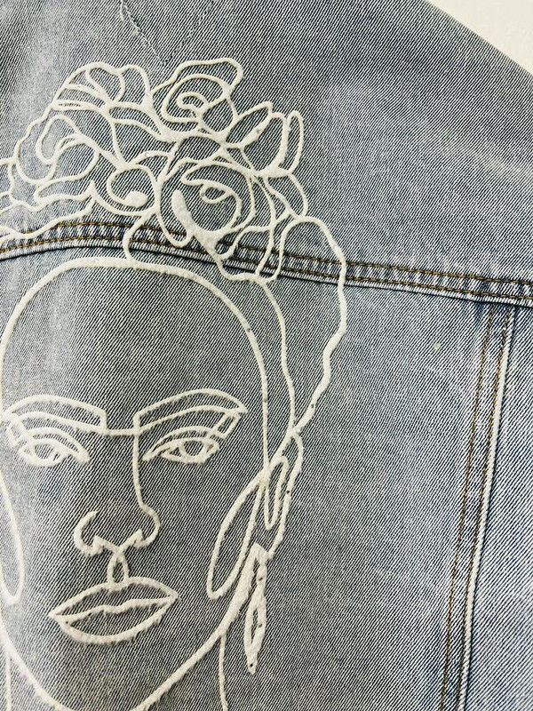 Miniatura: Frida Outline Denim Jacket