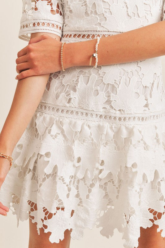 Miniatura: Multi Color Lace Tiered Dress