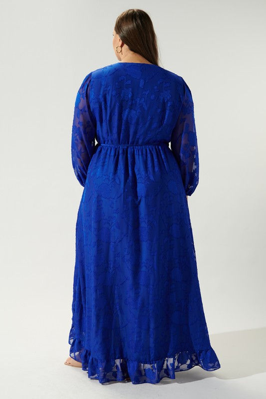 Miniatura: Floral Burnout Gemini Wrap Dress