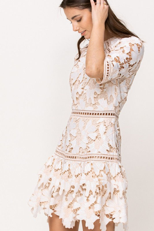 Miniatura: Multi Color Lace Tiered Dress