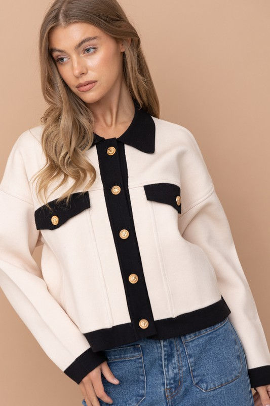 Miniatura: Button Down Cardigan