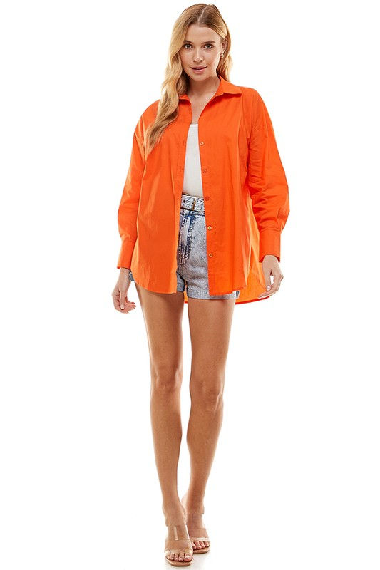 Miniatura: Oversized Button Up Shirt
