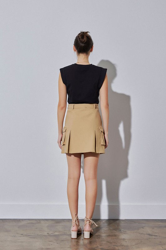 Miniatura: Rolled Sleeve Knit Jersey Top