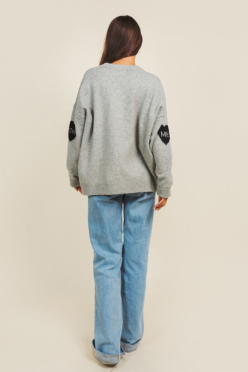 Miniatura: Button Up Heart Cardigan