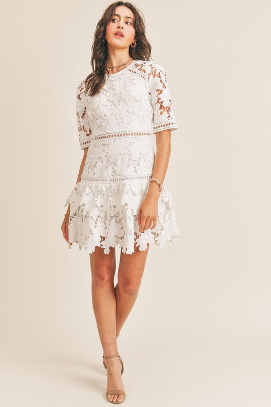 Miniatura: Multi Color Lace Tiered Dress