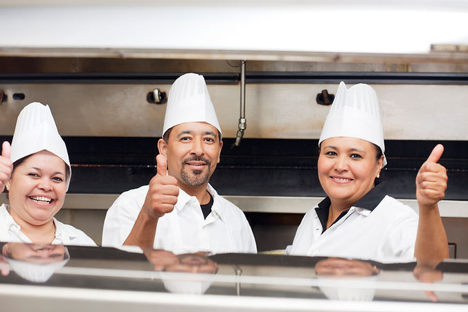 Chefs Giving Thumbs-Up