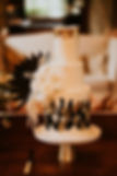 Gold & Black Wedding Cake