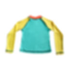 SunSplash UPF Sun Protective Little Kid's Swim Top Back