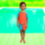 Thumbnail: SunSplash UPF Sun Protective Little Kid's Swim Tee
