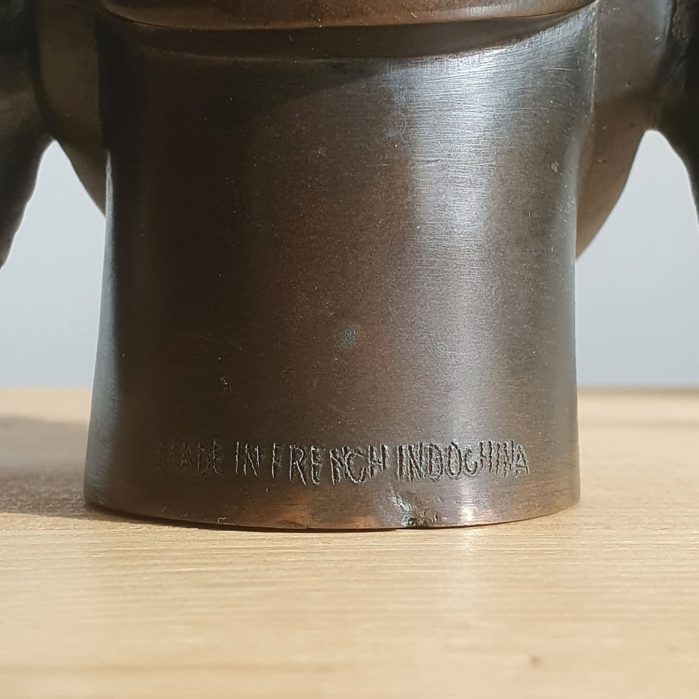 Inscription "Made in French Indochina"