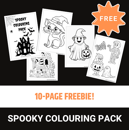 Spooky Colouring Pack for toddlers