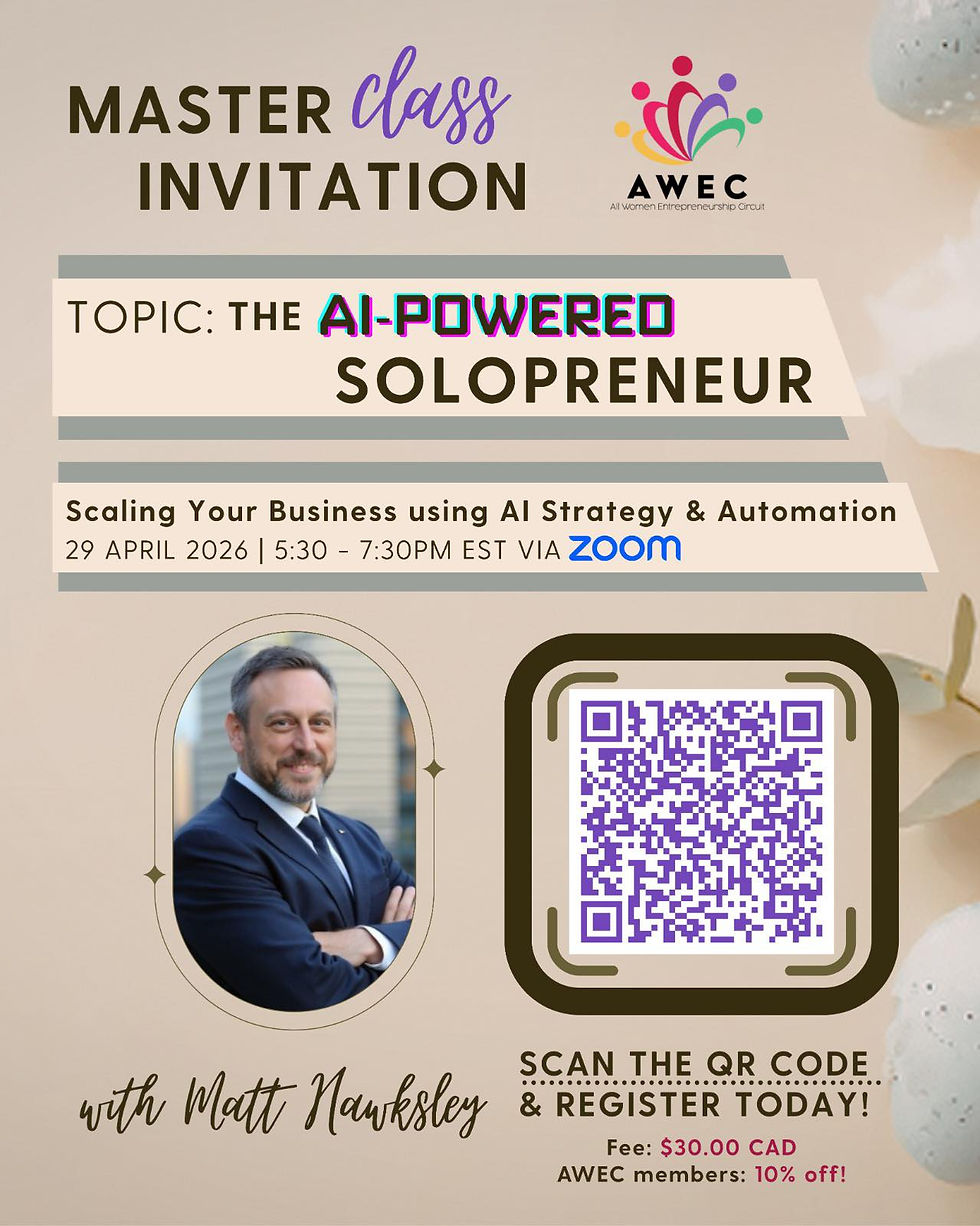 Masterclass: The AI-Powered Solopreneur