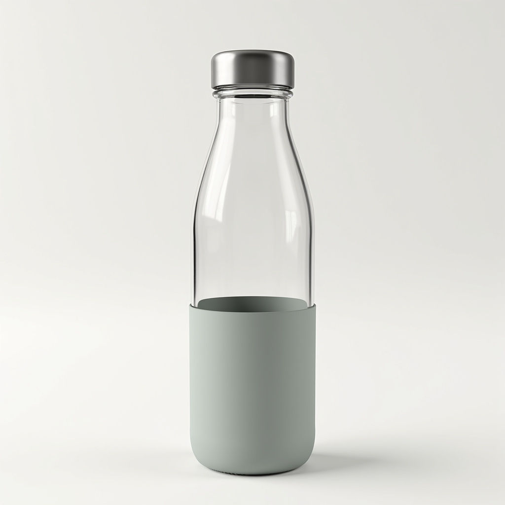 Glass Water Bottle