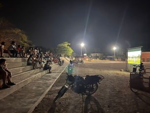 FUNDACIÓN JORGE MARÍN ORGANIZA FUNCIÓN DE CINE EN SAC CHIC, YUCATÁN. MÉXICO.