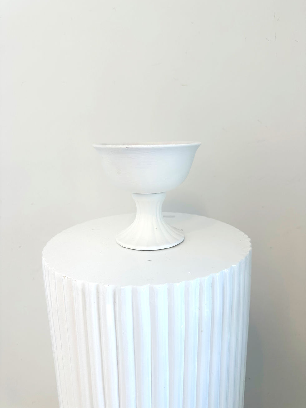 retro pedestal vase