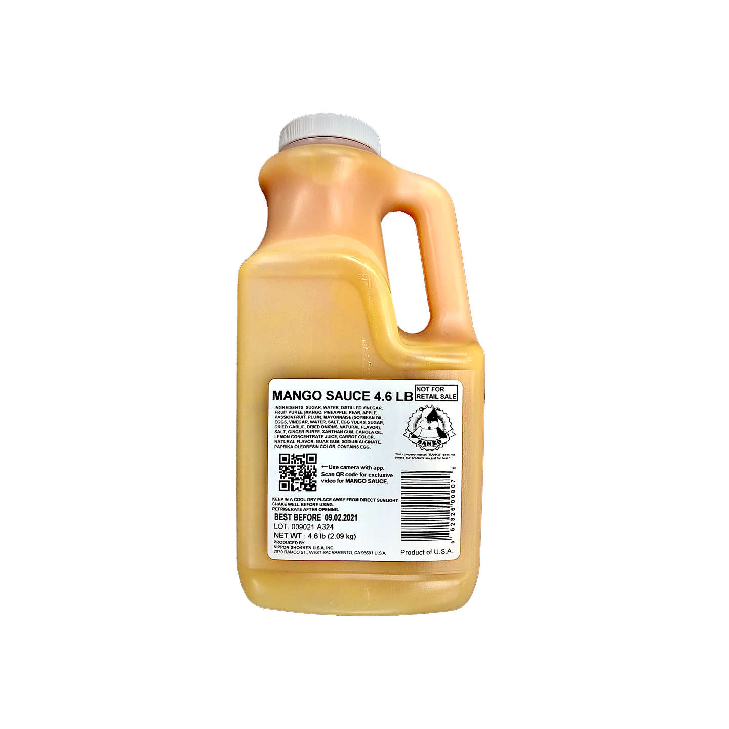 Nippon Shokken Mango Sauce 4.6 lb