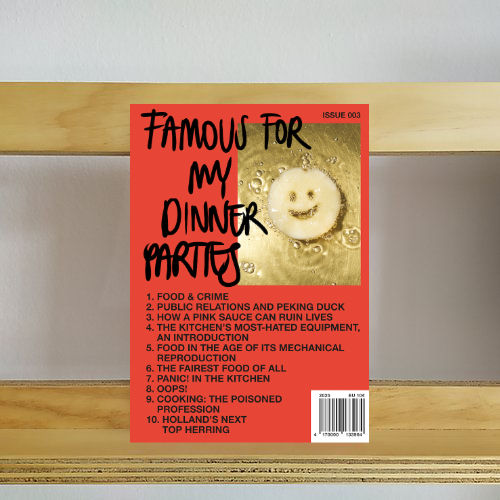 Famous For My Dinner Parties magazine - issue 3 - Reading Room
