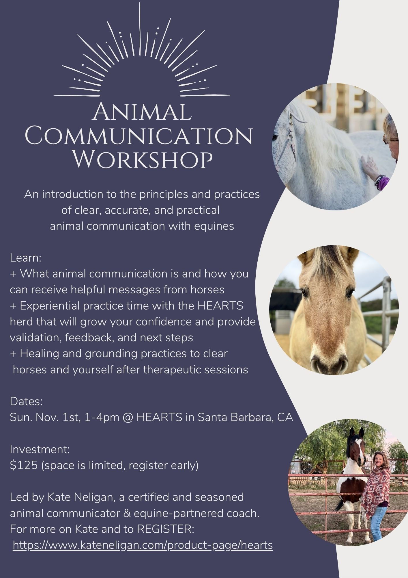 Animal Communication Workshop @ HEARTS