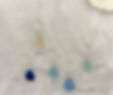 SEA GLASS CIRCLE AND BAR PENDANT