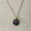 Thumbnail: Beach Stone Sterling Heart Necklace