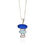 Thumbnail: Tri-color Sea Glass Necklace-on chain