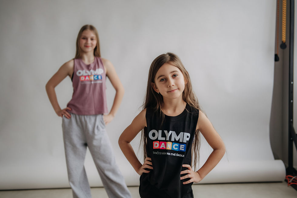 Miniatura: Crop top Olymp Dance tílkový