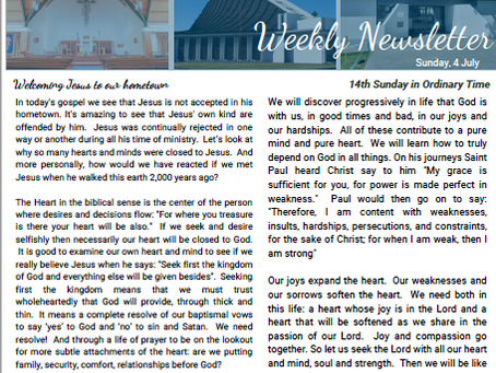 14th Sunday in Ordinary Time