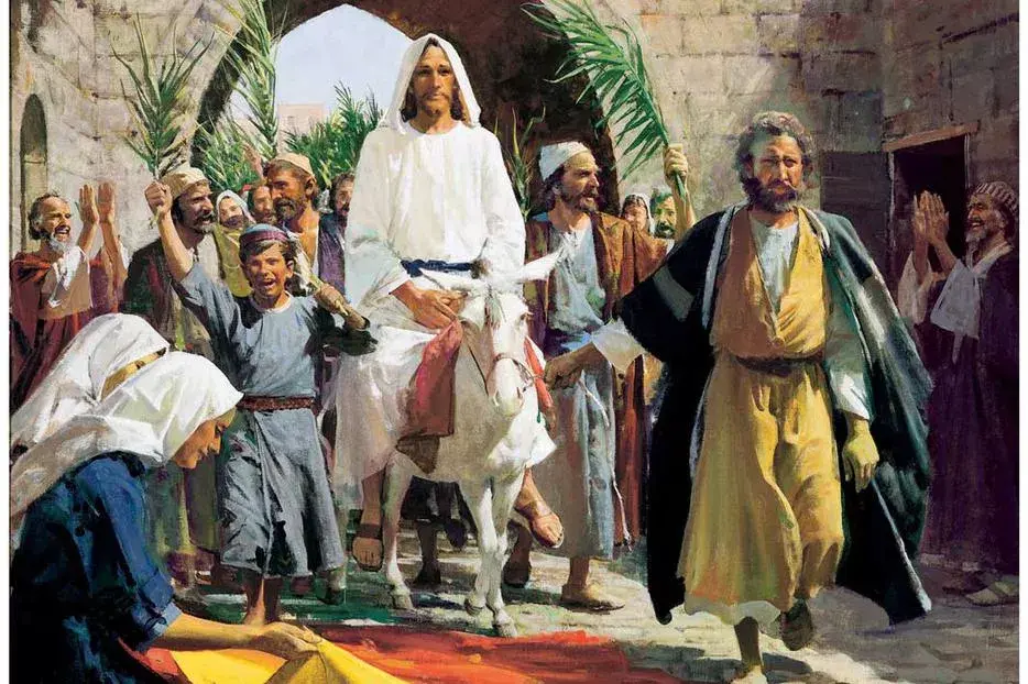 Praise to you, Lord Jesus Christ, king of endless glory!  Palm Sunday