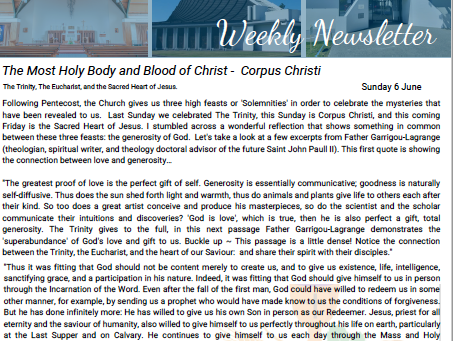 This is the blood of the Covenant that the Lord has made with you.